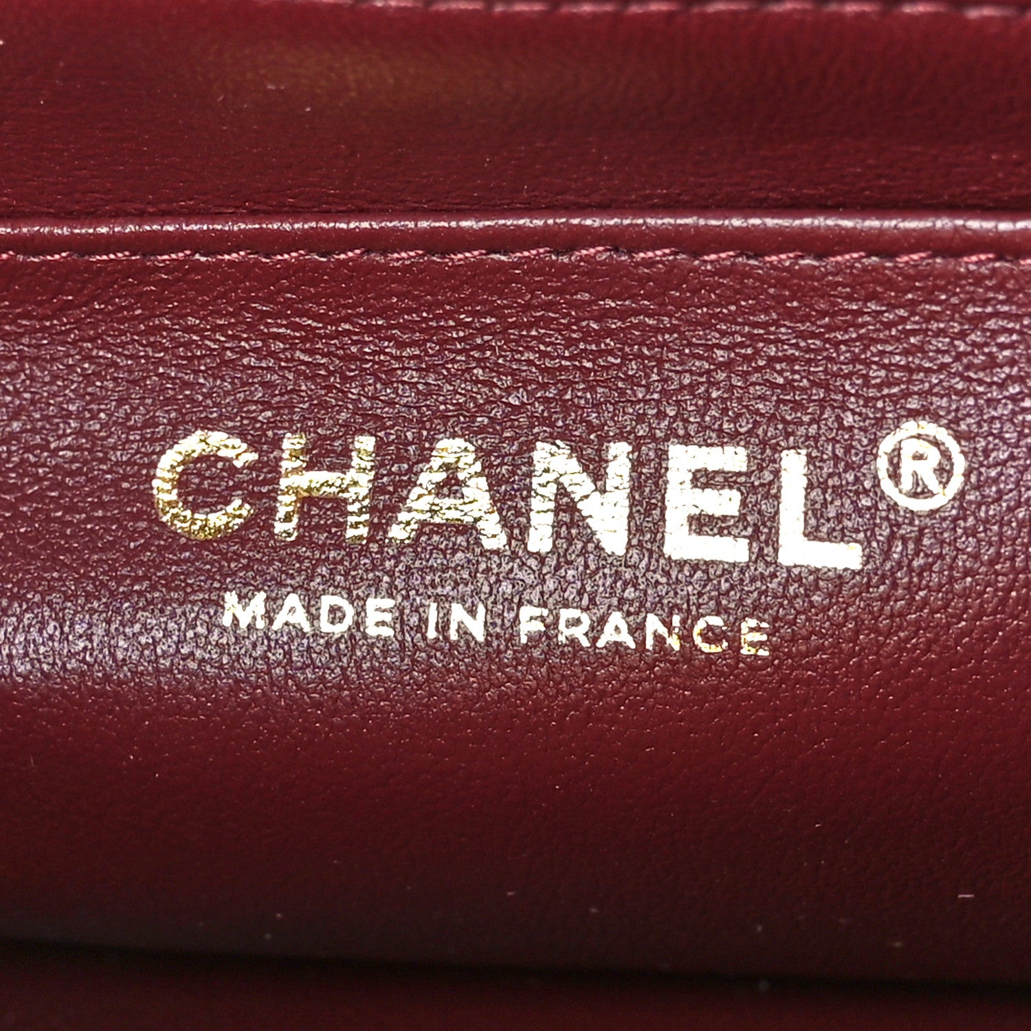 Chanel Lambskin Metal Quilted Mini Top Handle Rectangular Flap Burgundy 6 of 11