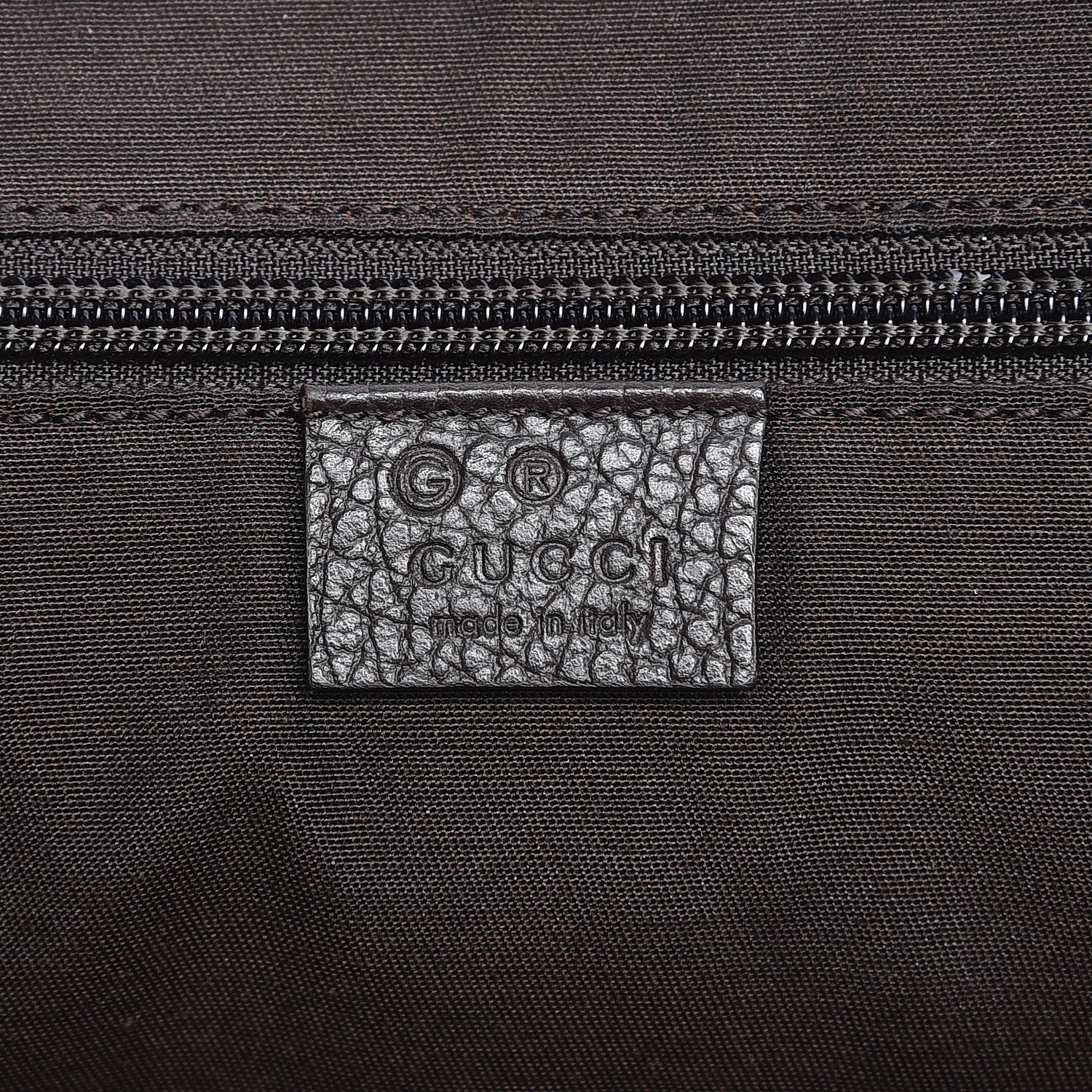 Gucci Crystal Monogram Medium Double Buckle Flap Messenger Beige Dark Brown 6 of 7