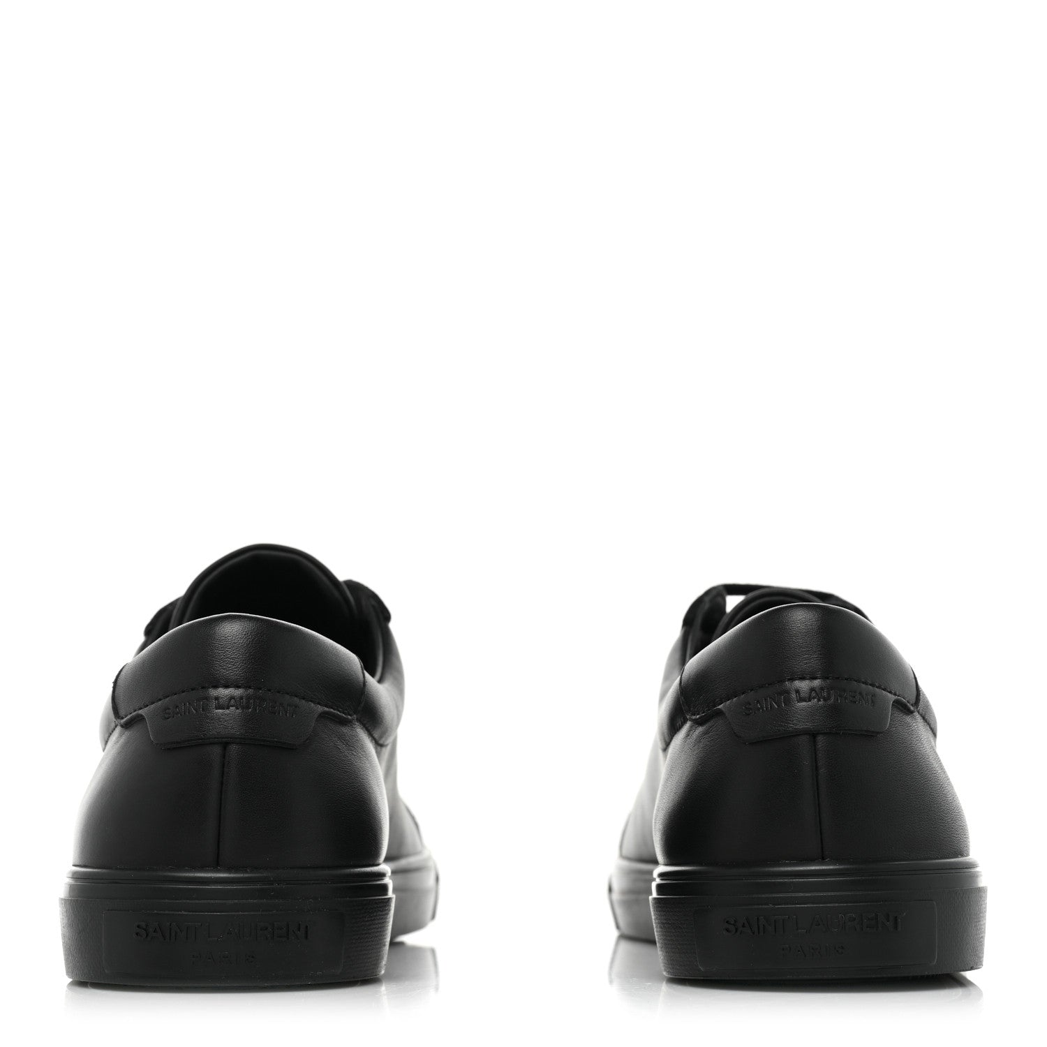 Saint Laurent Calfskin Andy Low Top Sneakers 40 Black 4 of 9