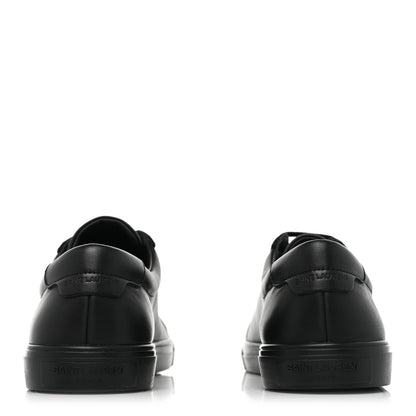 Saint Laurent Calfskin Andy Low Top Sneakers 40 Black 4 of 9