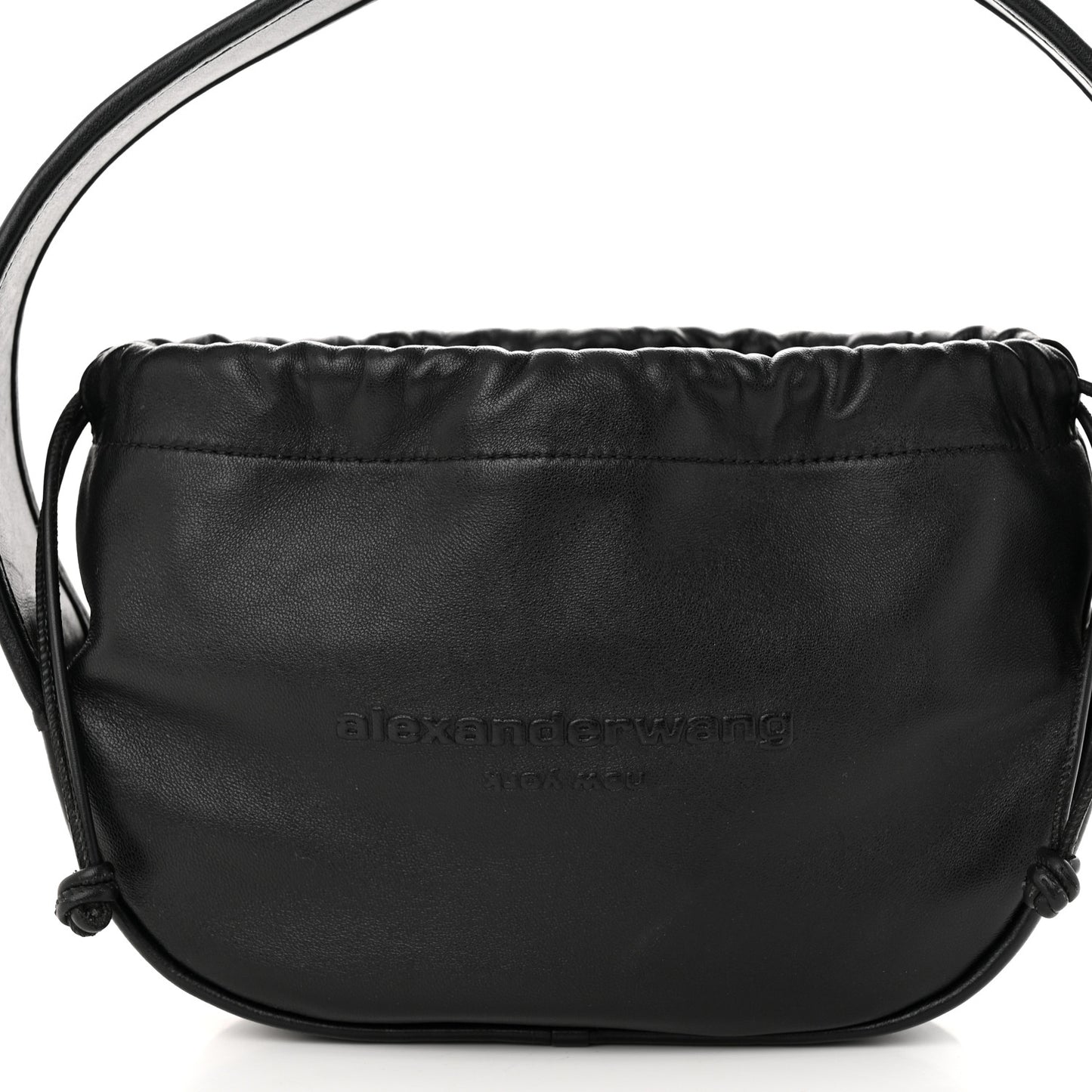 Lambskin Small Cinch Hobo Black