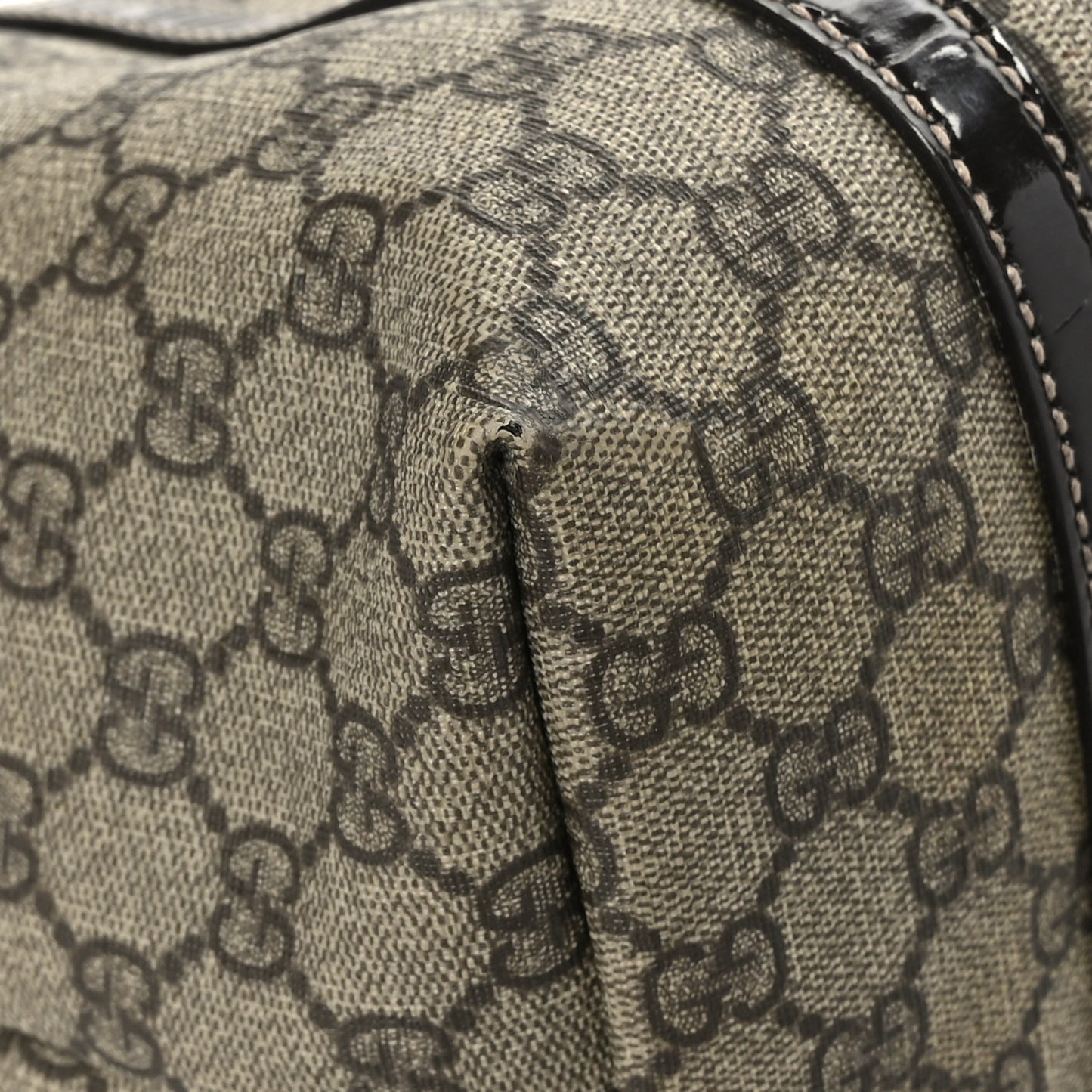 GG Plus Monogram Medium Joy Tote Dark Brown