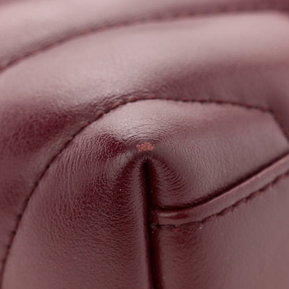 Saint Laurent Calfskin Y Quilted Monogram Toy Loulou Monogram Crossbody Bag Rouge Legion 11 of 12