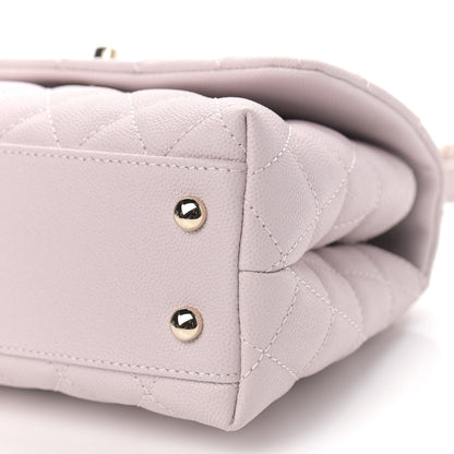 Chanel Caviar Quilted Mini Coco Handle Flap Lilas Lilac 9 of 9