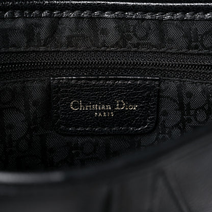 Christian Dior Shiny Goatskin Saddle Bag Black 5 of 15
