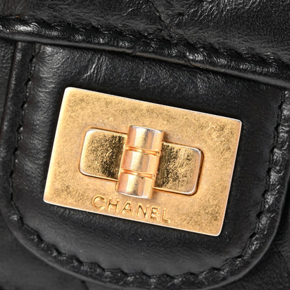 Chanel Aged Calfskin Quilted Reissue Compact Wallet Black 8 of 9