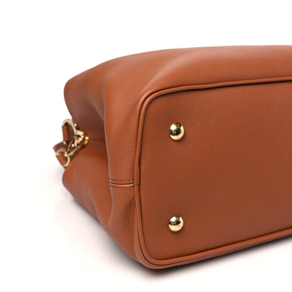 Louis Vuitton Smooth Grained Calfskin Capucines GM Souple Cognac 8 of 10