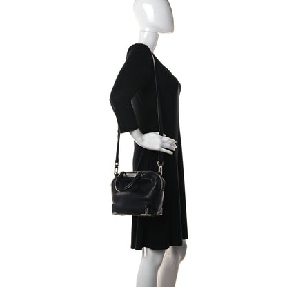 Alexander Wang Pebbled Calfskin Mini Emile Black Silver Hardware 2 of 12