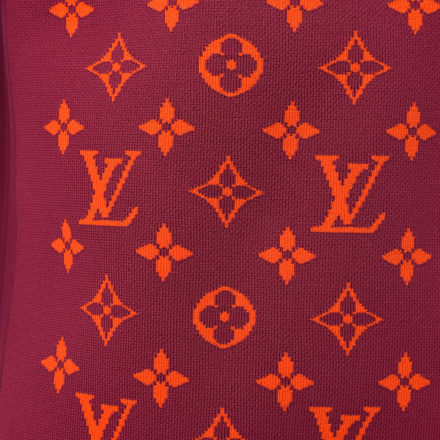 Louis Vuitton Knit Monogram Horizon Soft Duffle 55 Fuchsia 6 of 11