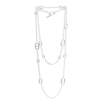 Hermes Sterling Silver Farandole Necklace 120 3 of 5