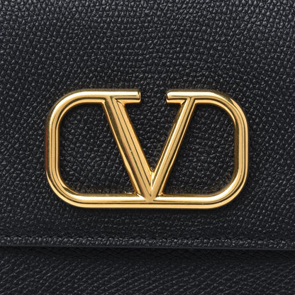 Valentino Garavani Calfskin VLogo Crossbody Bag Black 12 of 13