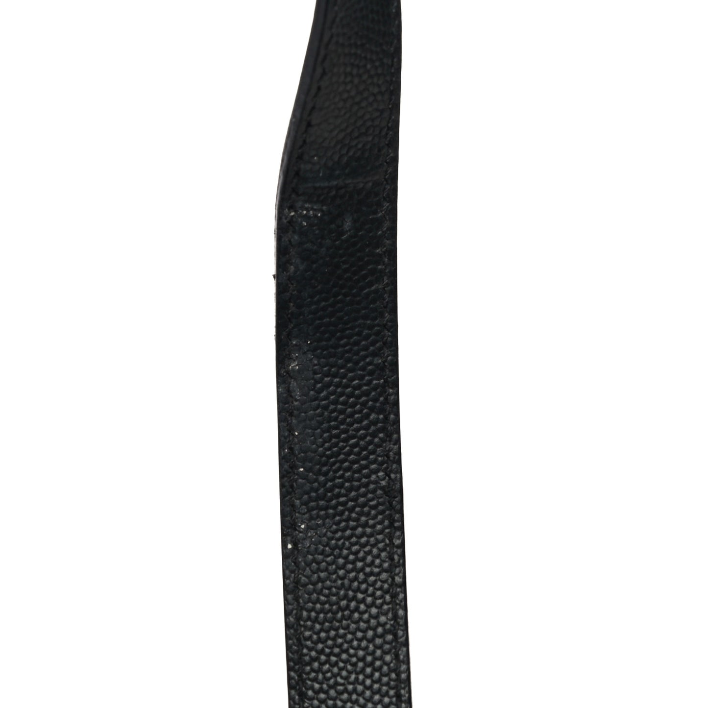 Grain De Poudre Matelasse Chevron Monogram Shopping Bag Black