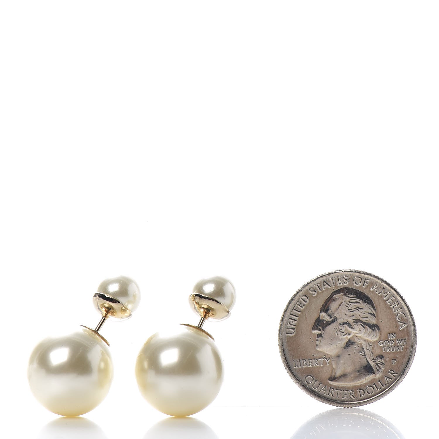 Christian Dior Pearl Mise En Dior Tribal Earrings 2 of 3