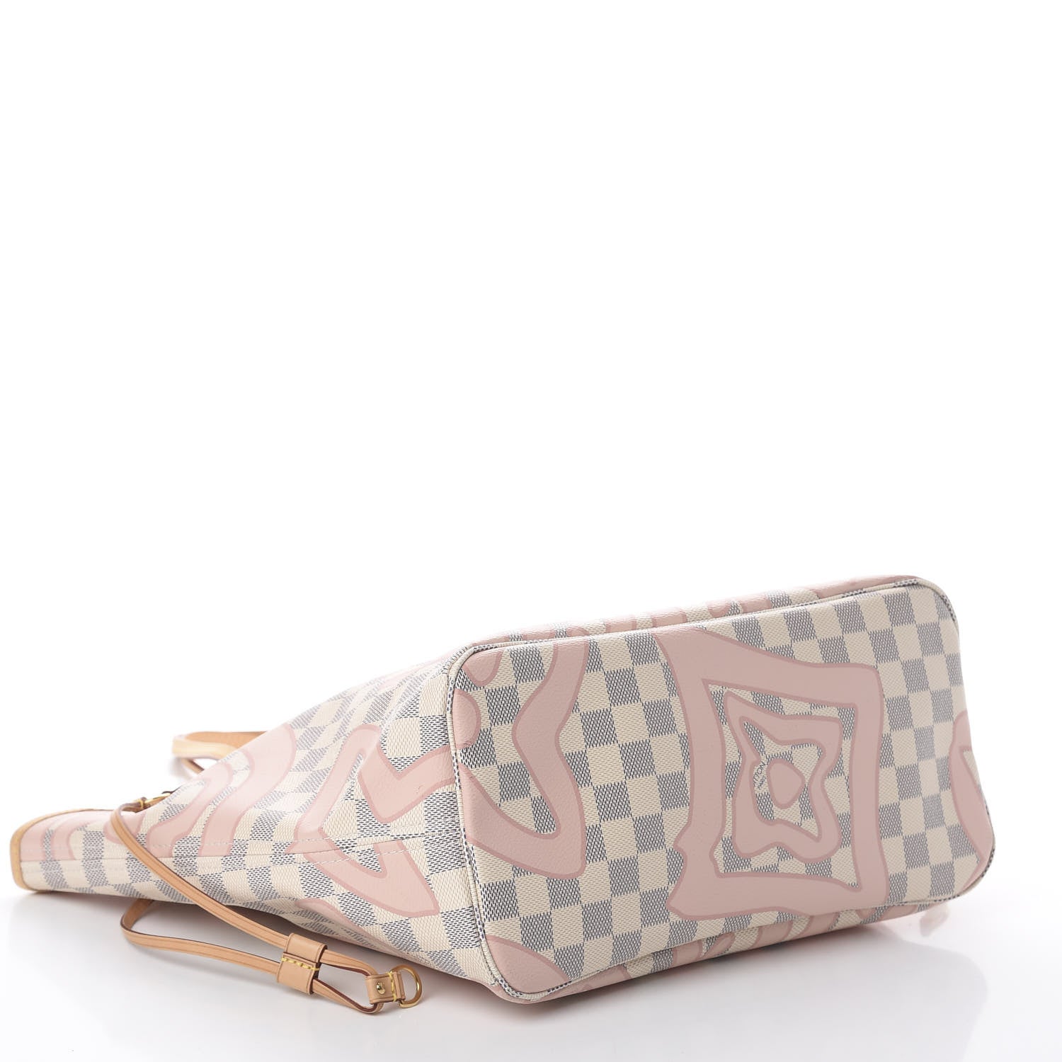 Louis Vuitton Damier Azur Tahitienne Neverfull MM 3 of 8