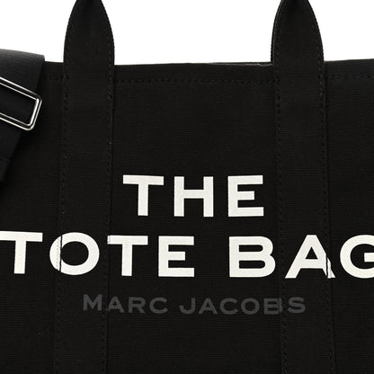 Marc Jacobs Cotton Canvas Medium The Traveler Tote Bag Black 6 of 8