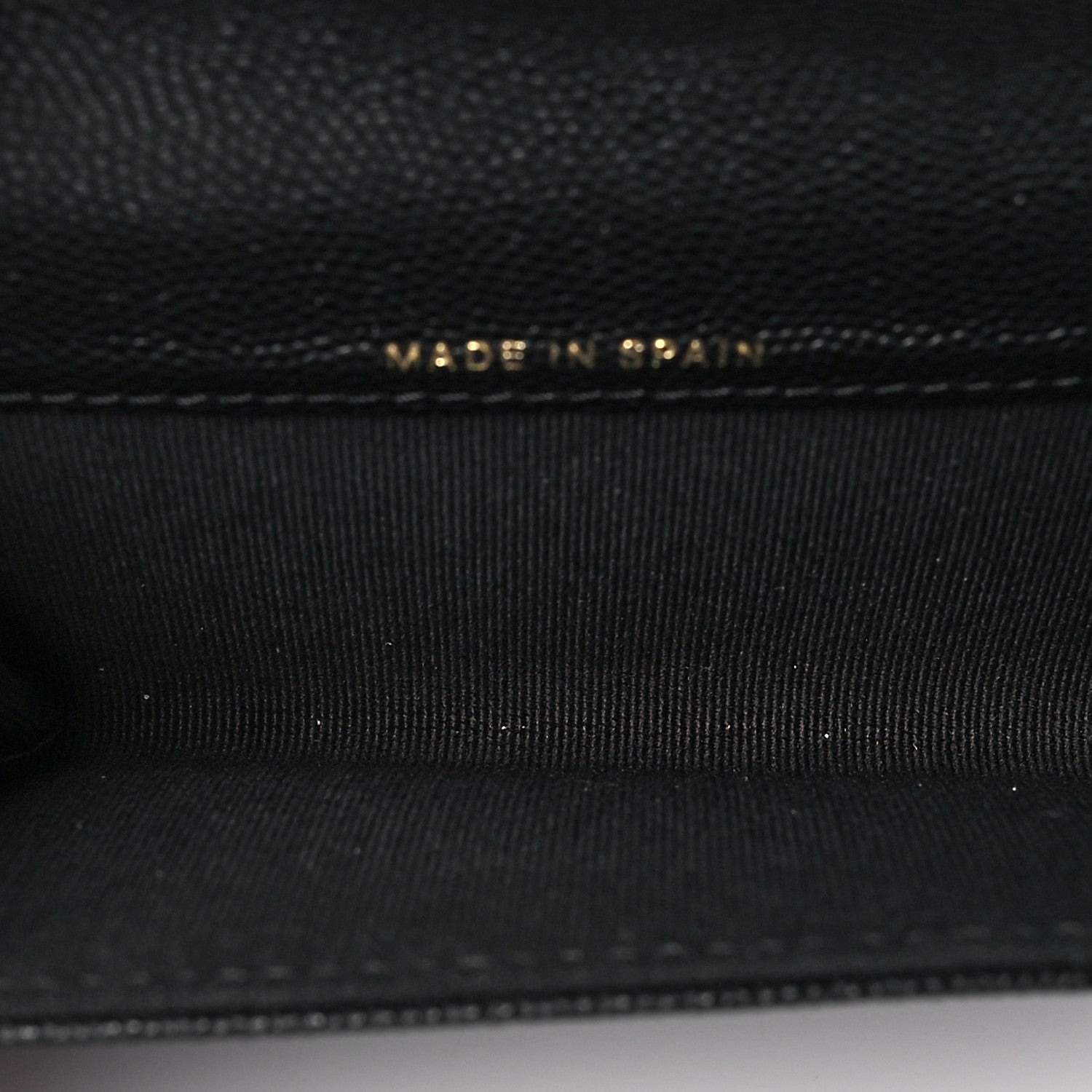 Chanel Caviar Quilted Enamel Coco Casino Flap Card Holder Wallet Black 5 of 8