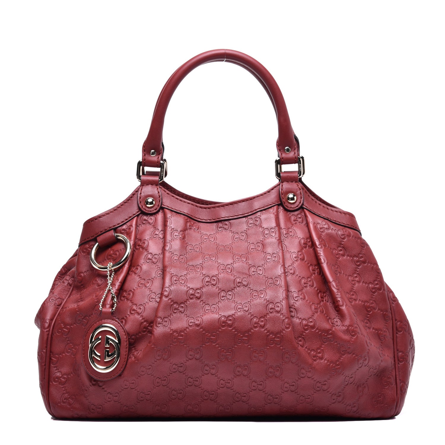 Gucci Guccissima Medium Sukey Tote Raspberry Candy 1 of 9