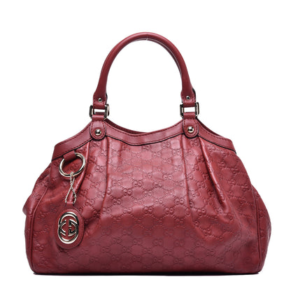Gucci Guccissima Medium Sukey Tote Raspberry Candy 1 of 9