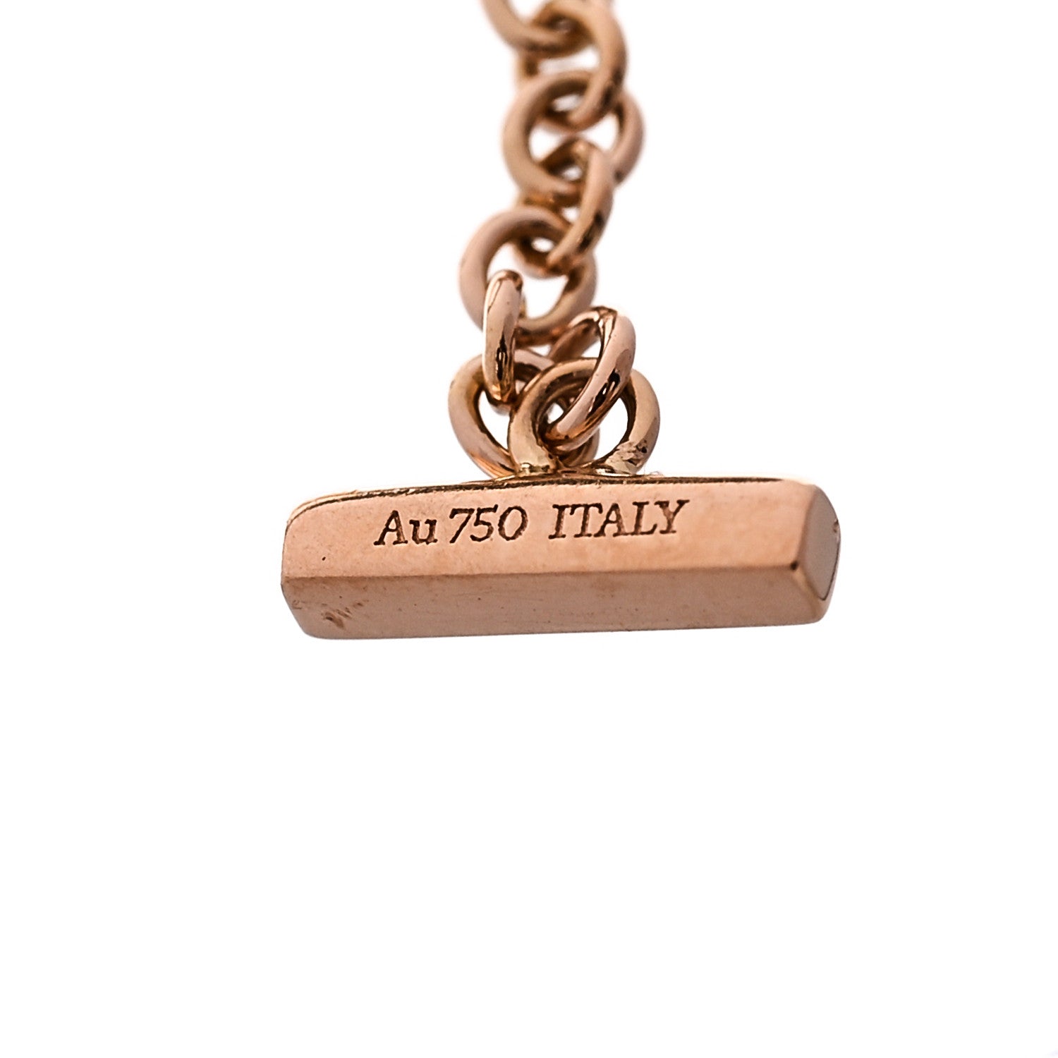 Tiffany 18K Rose Gold T Smile Bracelet 4 of 4