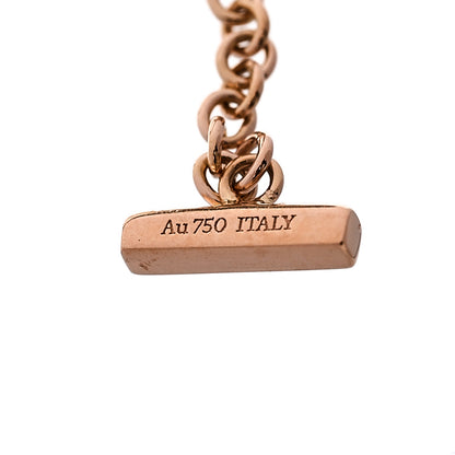 Tiffany 18K Rose Gold T Smile Bracelet 4 of 4