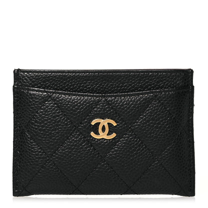 Chanel Caviar Quilted Card Holder Black 1 of 11
