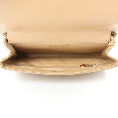 Chanel Lambskin Quilted Medium Double Sided Flap Beige 5 of 12