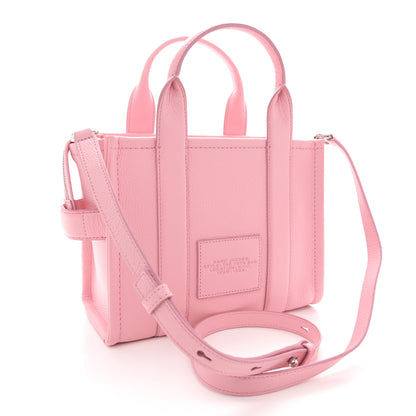 Marc Jacobs Grained Calfskin Small The Tote Bag Ribbon Pink 3 of 12