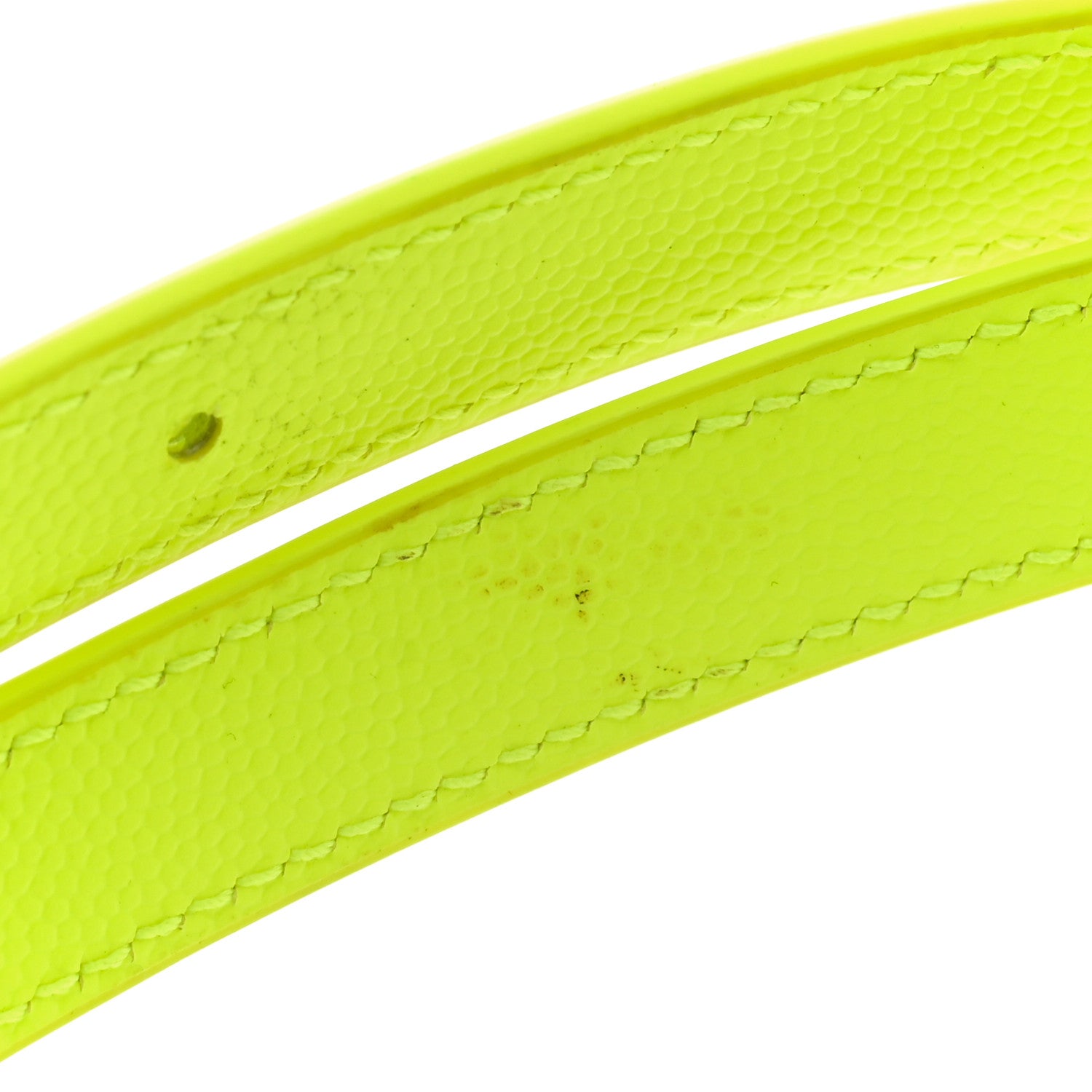 Saint Laurent Calfskin Nano Sac De Jour Neon Yellow 11 of 11