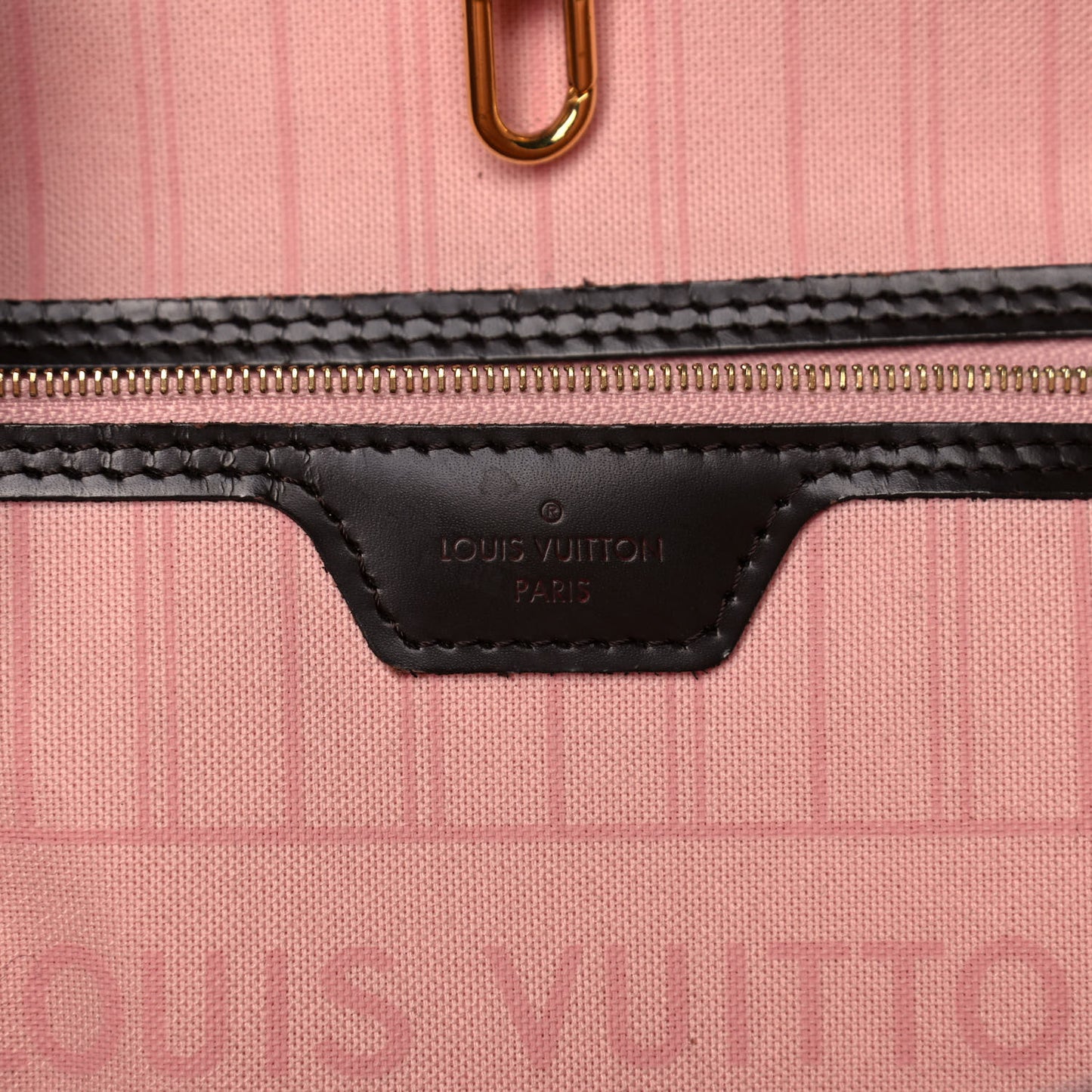 Damier Ebene Neo Neverfull MM Rose Ballerine