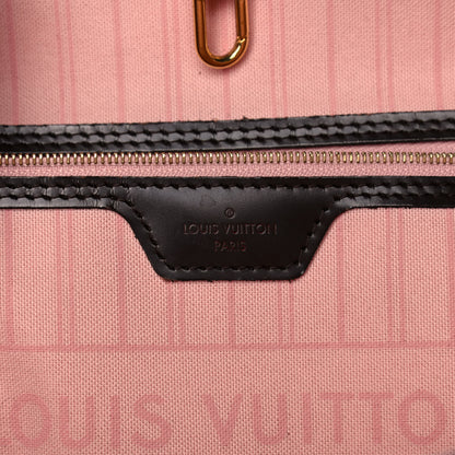 Louis Vuitton Damier Ebene Neo Neverfull MM Rose Ballerine 6 of 12