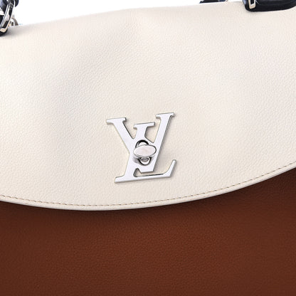 Louis Vuitton Soft Calfskin Lockme Ever Caramel Creme Black 9 of 9