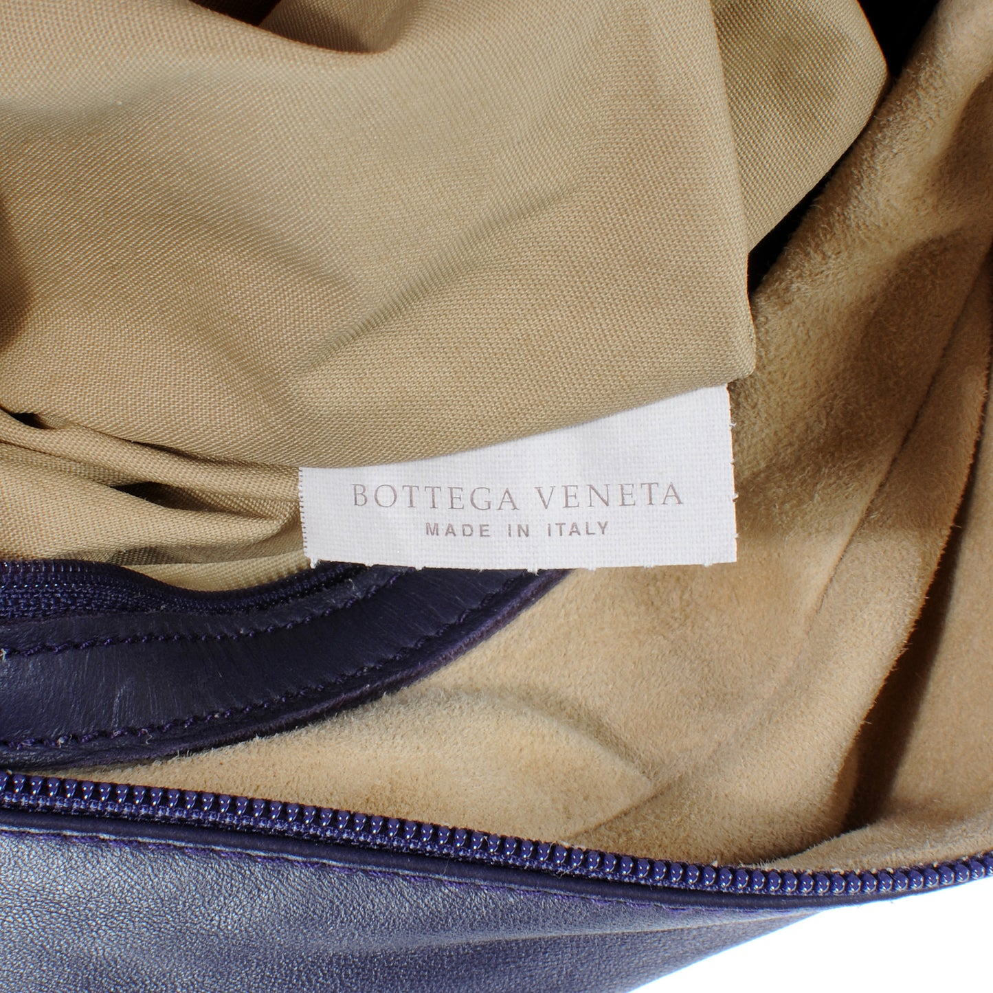 Nappa Intrecciato Large Knot Hobo Purple