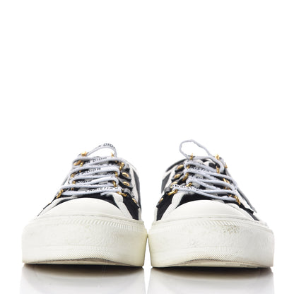 Christian Dior Canvas Walk'N'Dior Low Top Sneakers 36.5 Deep Amaranth 2 of 13
