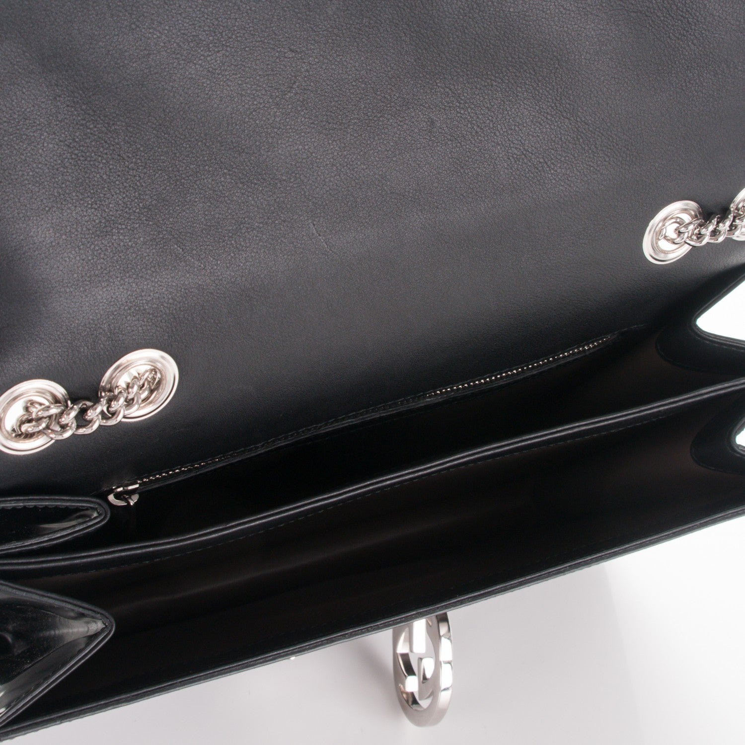 Gucci Shade Lux Calfskin Interlocking G Shoulder Bag Black 5 of 7