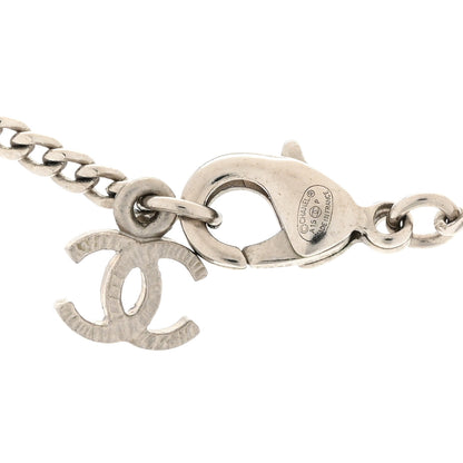 Chanel Crystal Baguette CC Necklace Blue 4 of 4