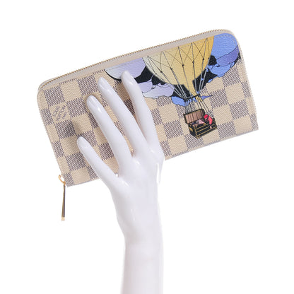 Louis Vuitton Damier Azur Illustre Zippy Wallet 2 of 8
