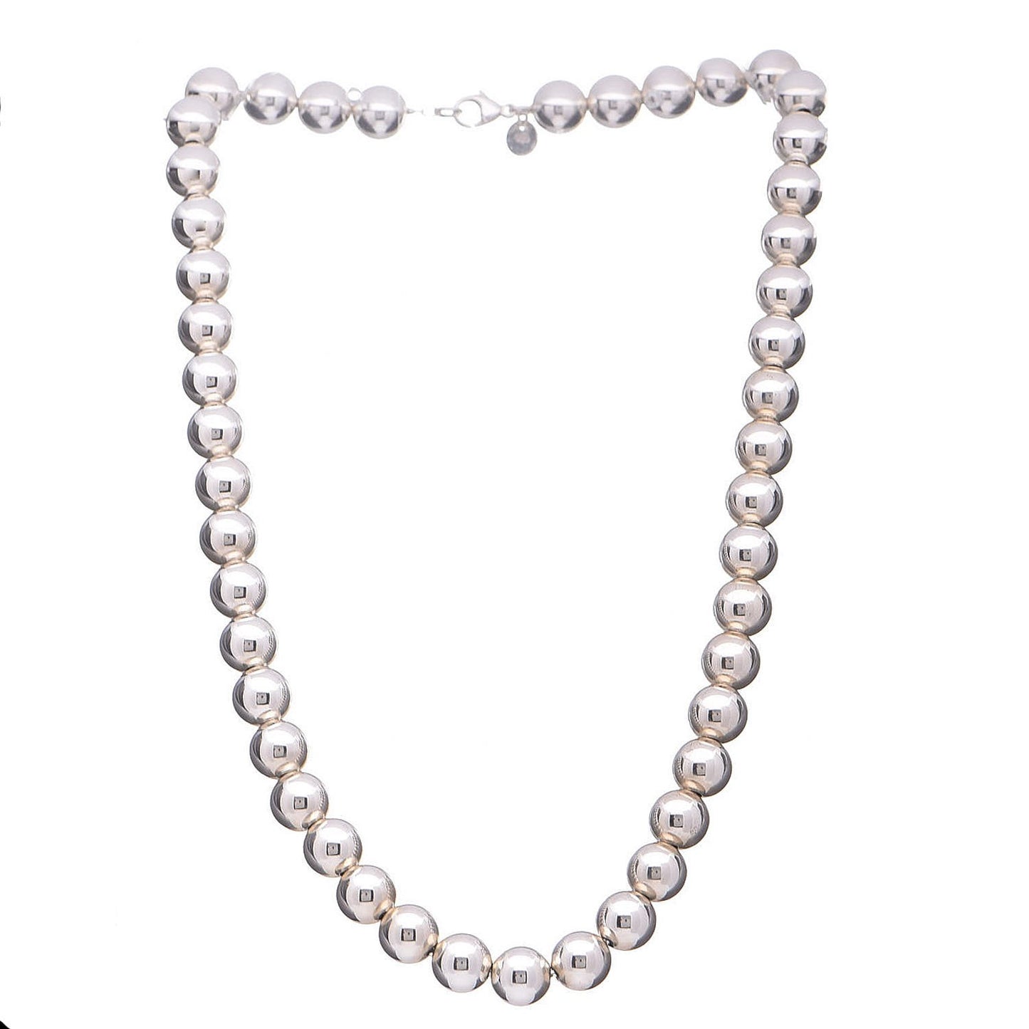 Sterling Silver 10mm HardWear Ball Necklace