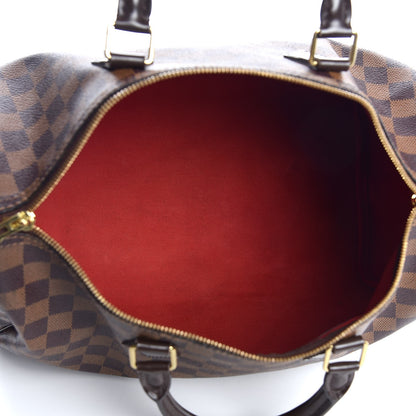 Louis Vuitton Damier Ebene Speedy Bandouliere 35 6 of 12