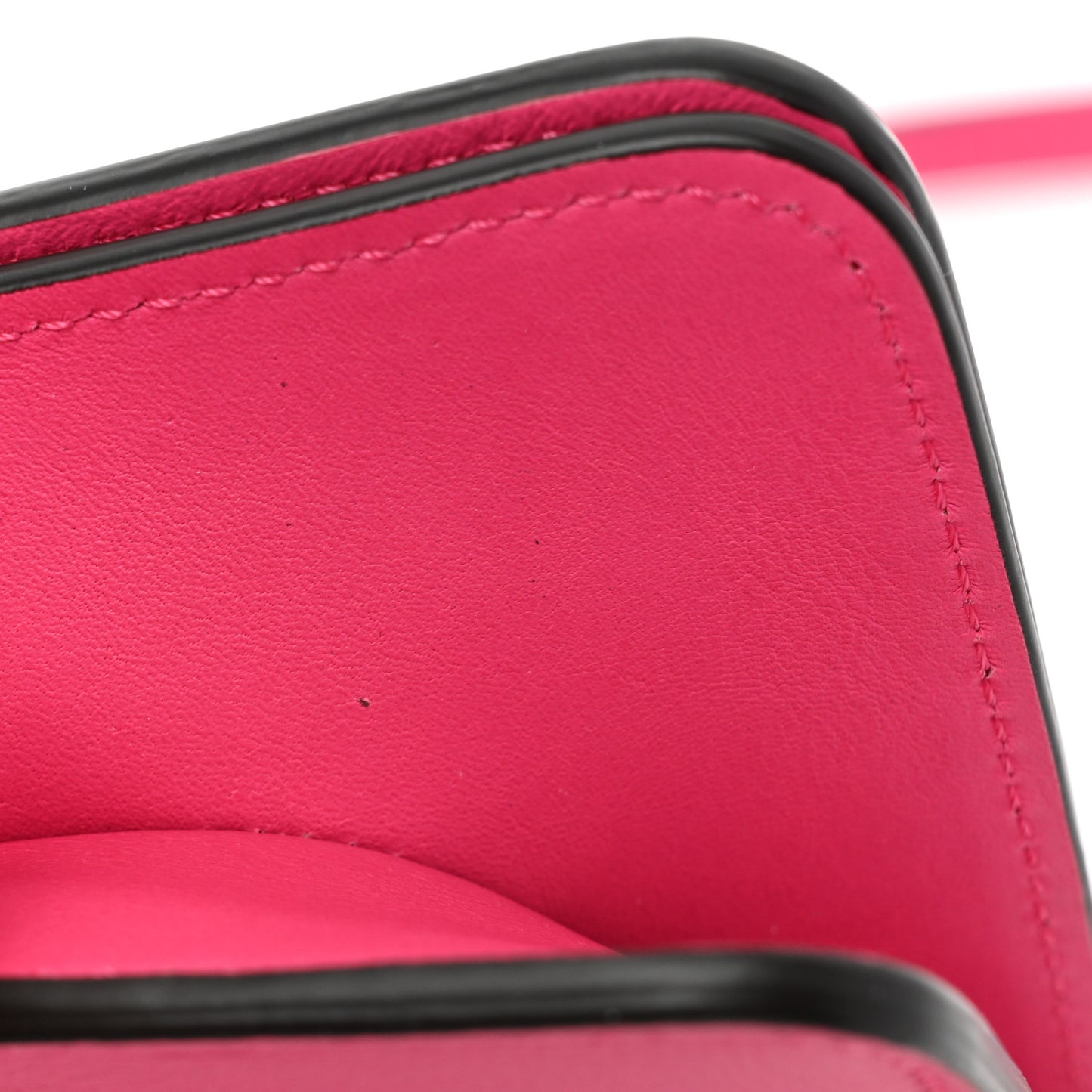 Suede Calfskin Mini Faye Bracelet Bag Fuchsia Rose