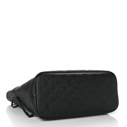 Louis Vuitton Empreinte Monogram Giant Neverfull MM Black 5 of 9
