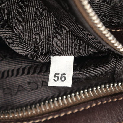 Prada Jacquard Logo Messenger Corda Moro 7 of 19