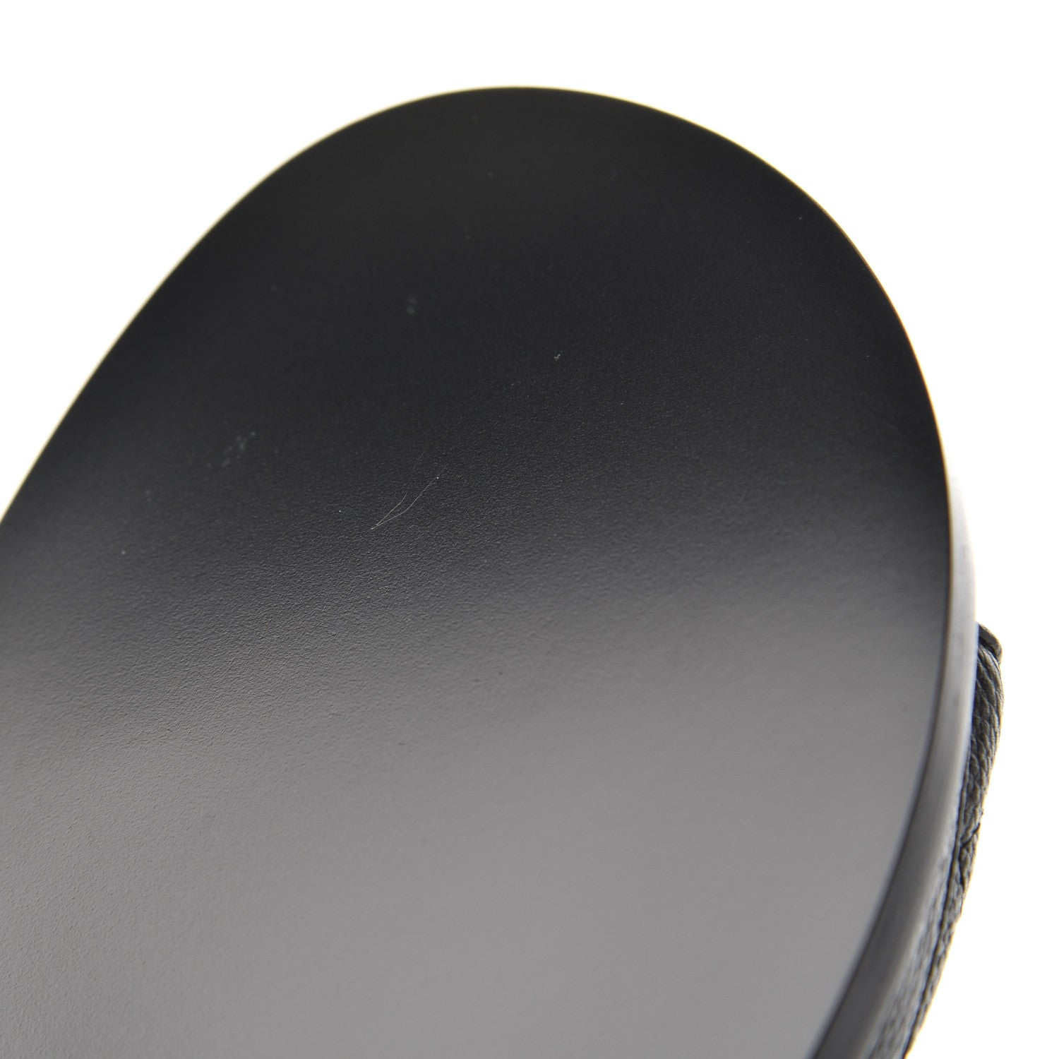 Chanel Grained Calfskin Velcro Dad Sandals 35 Black 9 of 11