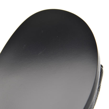 Chanel Grained Calfskin Velcro Dad Sandals 35 Black 9 of 11