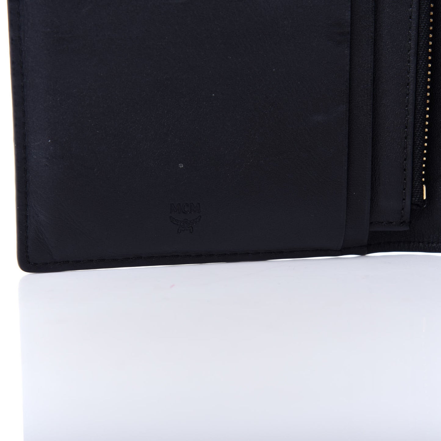 Visetos Flight Print Traveler Passport Holder Cognac