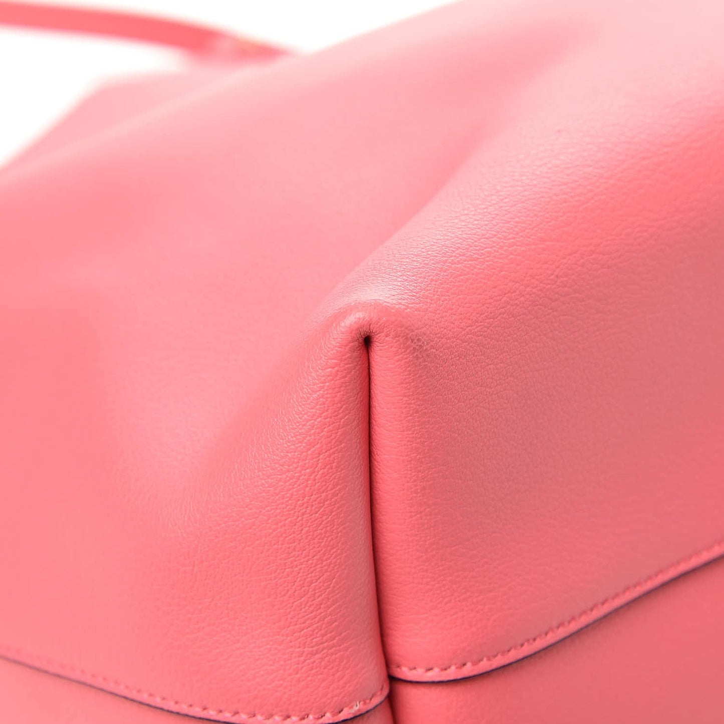 Calfskin Large Shopping Tote Pale Rose