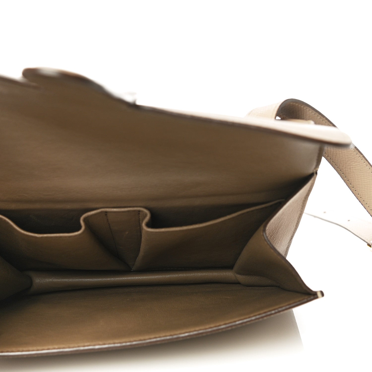 Celine Baby Grained Calfskin Medium Symmetrical Bag Taupe 5 of 13