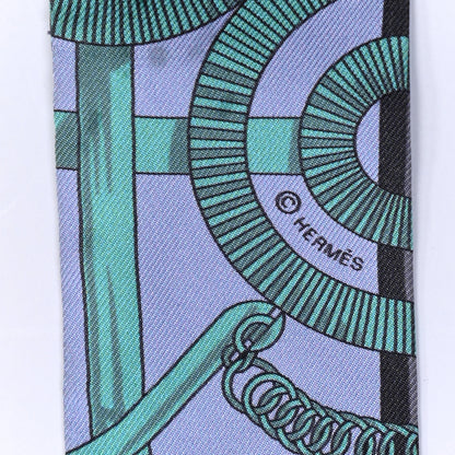 Hermes Silk Eperon d'Or Twilly 4 of 4