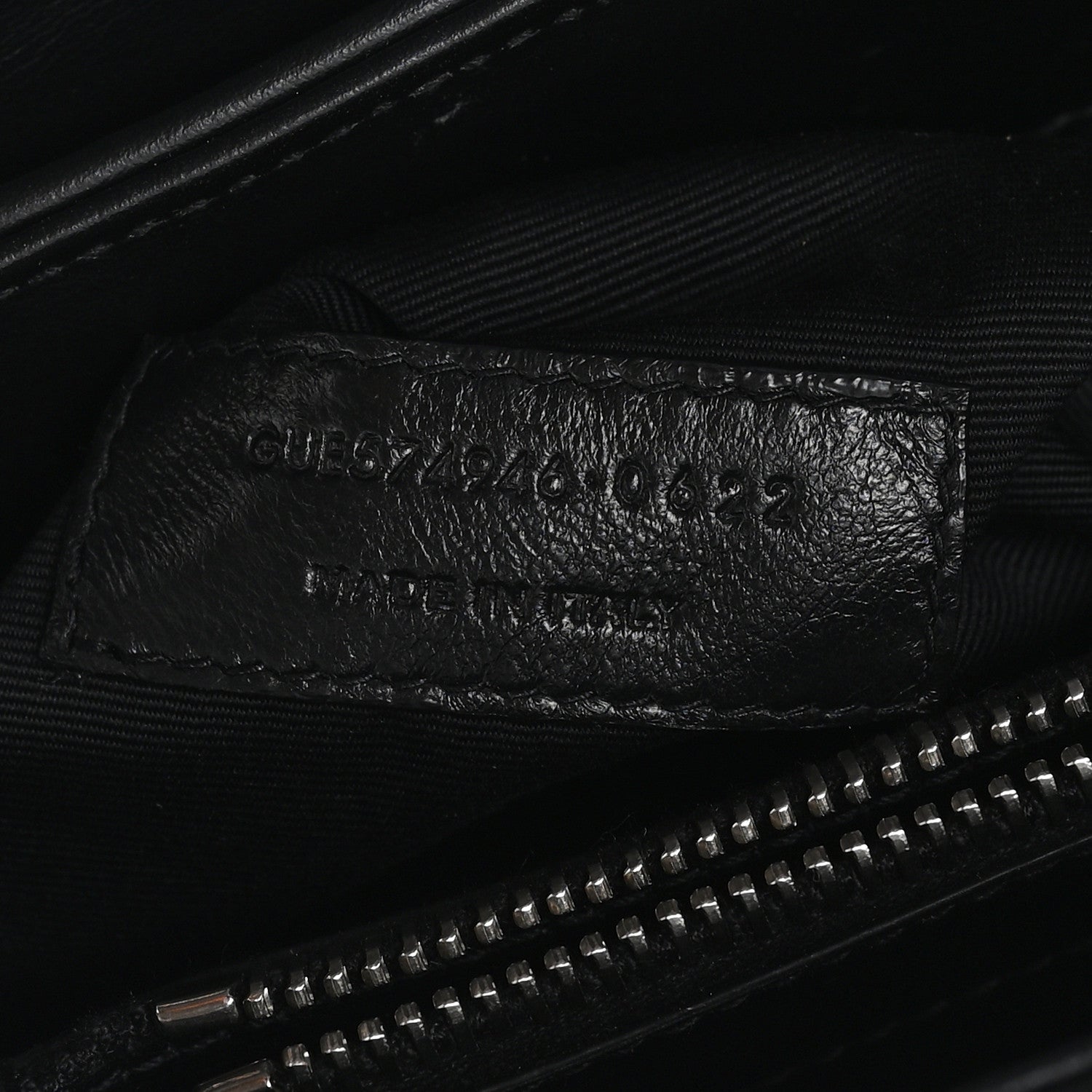 Saint Laurent Calfskin Y Quilted Monogram Medium Loulou Chain Satchel Black 7 of 11