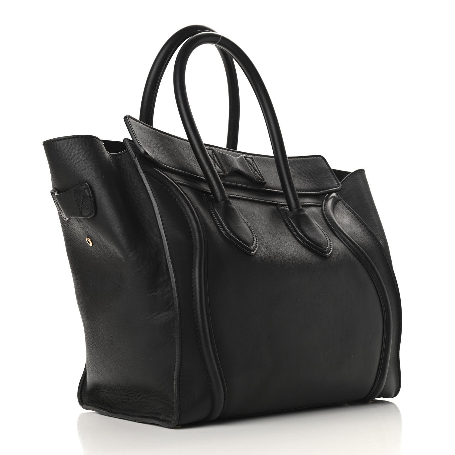 Celine Smooth Calfskin Mini Luggage Black 3 of 13