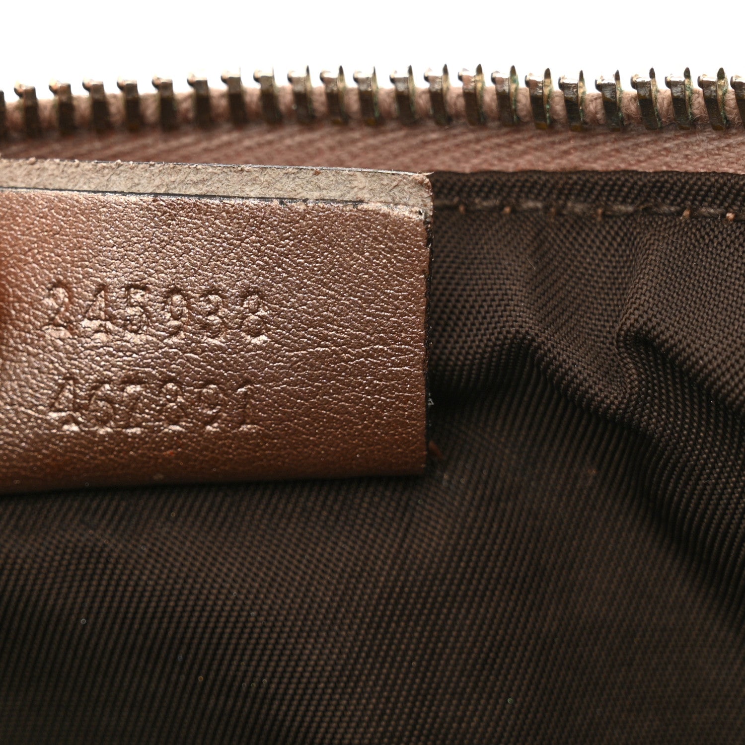 Gucci Monogram Heart GG Charm Pochette Bronze 7 of 14